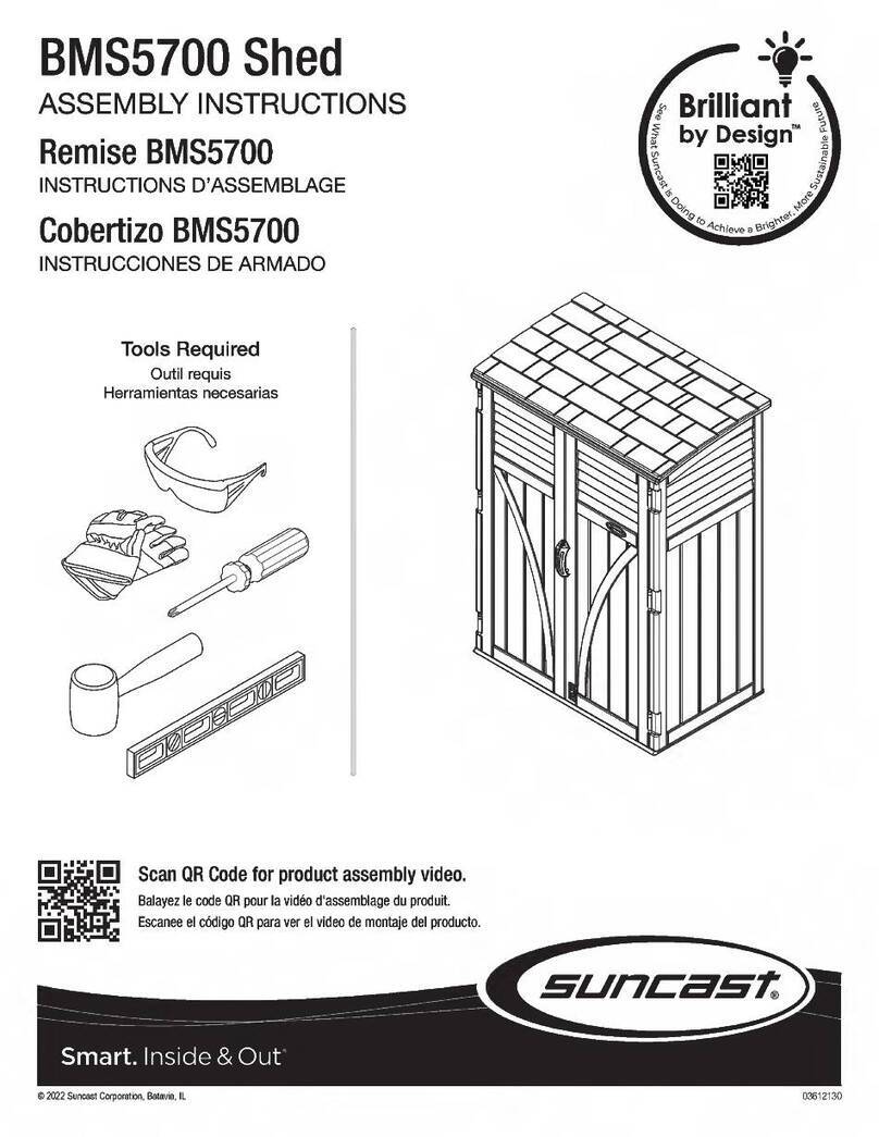 Suncast BMS5700 Assembly instructions