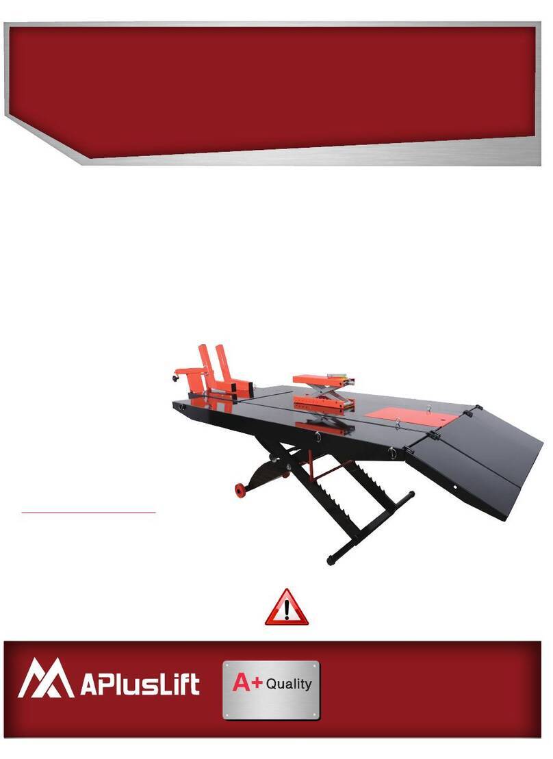 APlusLift MT1500 Installation manual & operation instructions