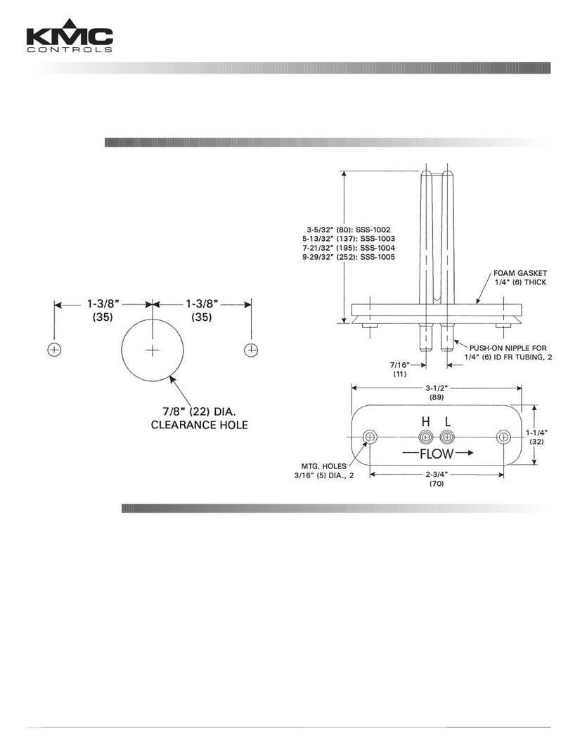 KMC Controls SSS-1000 Series installation guide