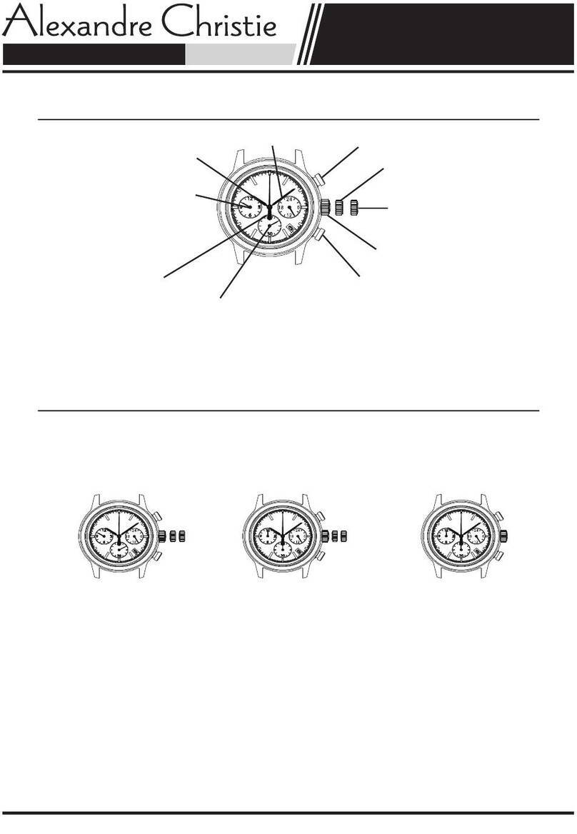Alexandre Christie AC DIGI Manual instruction