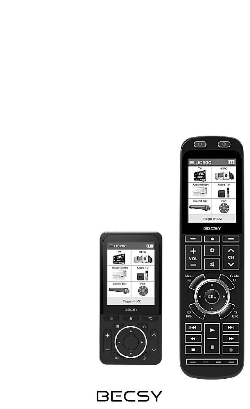 BECSY UC200 user manual