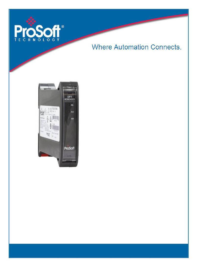 ProSoft PLX51-DF1-MSG user manual