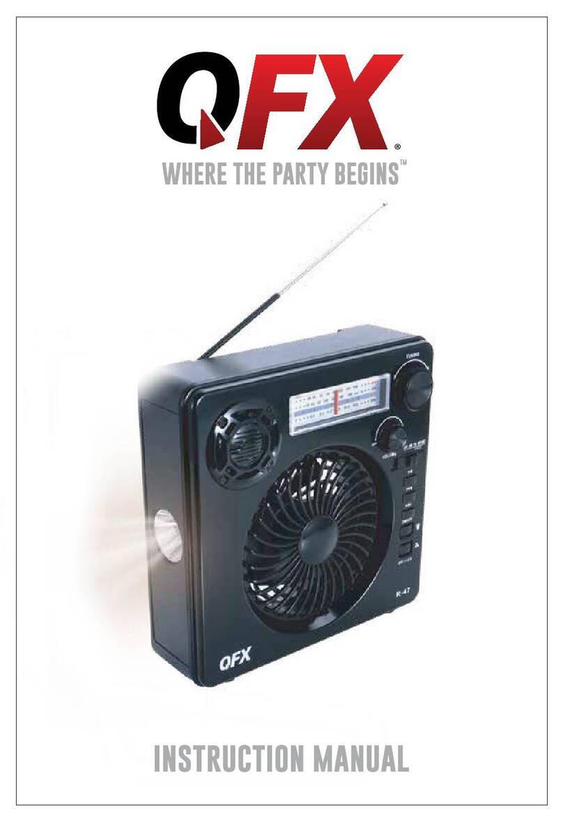 QFX R-47 instruction manual