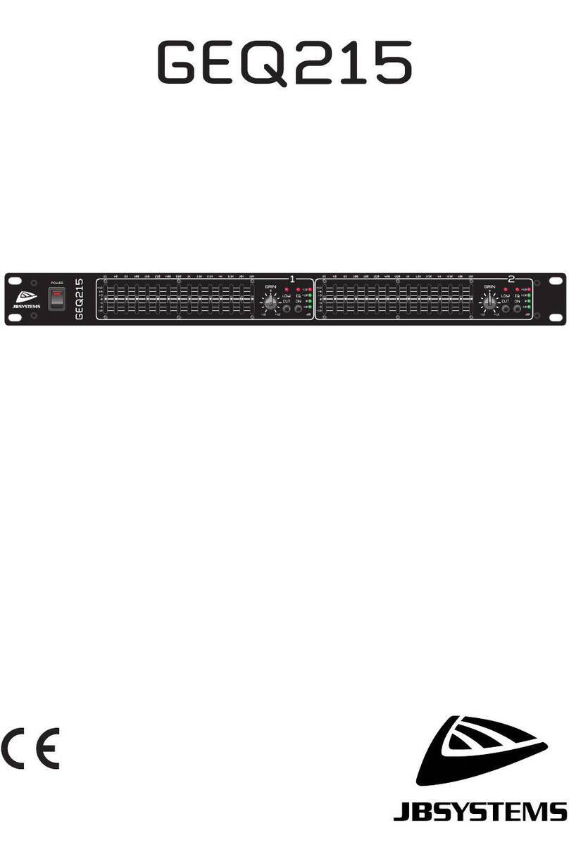 JB Systems GEQ215 Operation manual