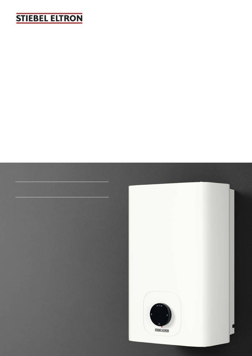 STIEBEL ELTRON SNO 5 Plus GB Instruction Manual STIEBEL ELTRON SNO 5 Plus GB Instruction Manual