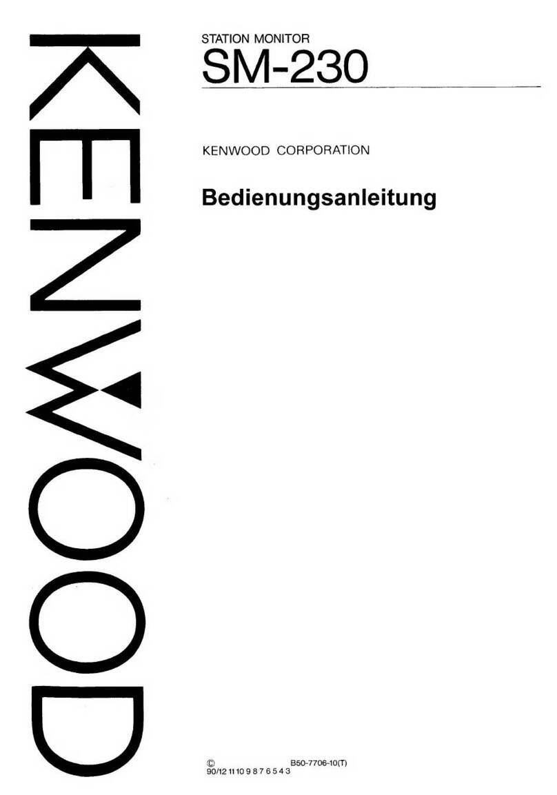 Kenwood SM-230 manual