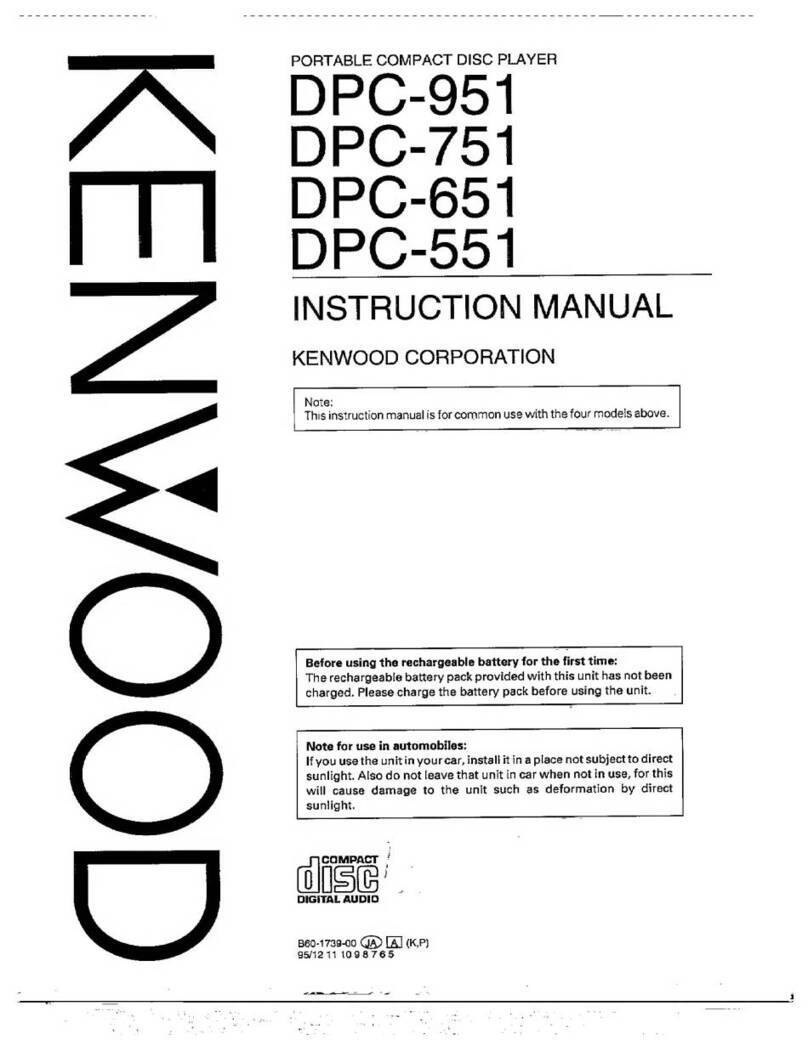 Kenwood DPC-951 User manual
