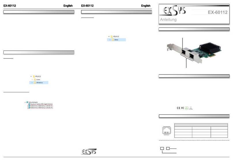Exsys EX-60112 User manual