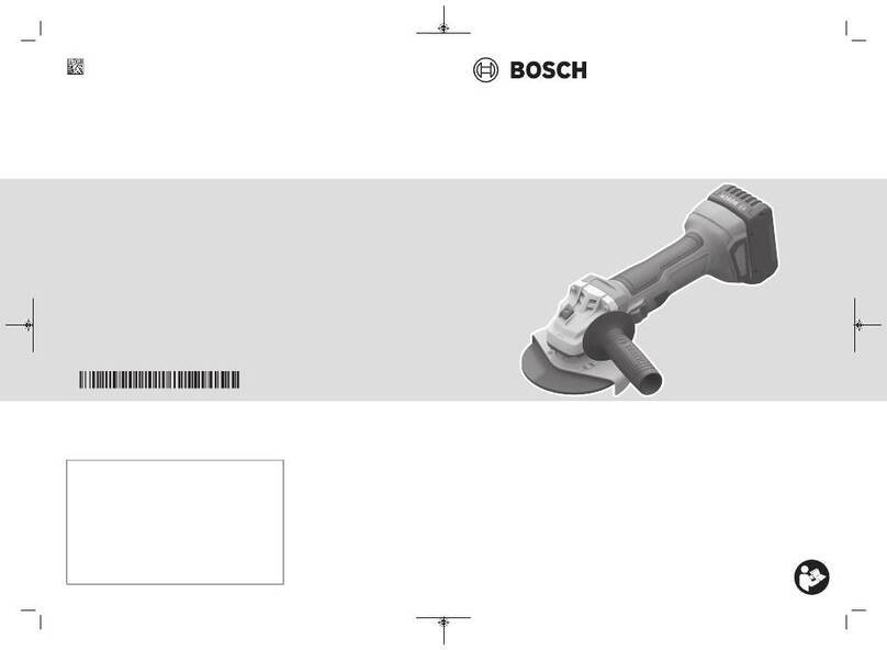 Bosch Professional GWS 18V-7 User manual