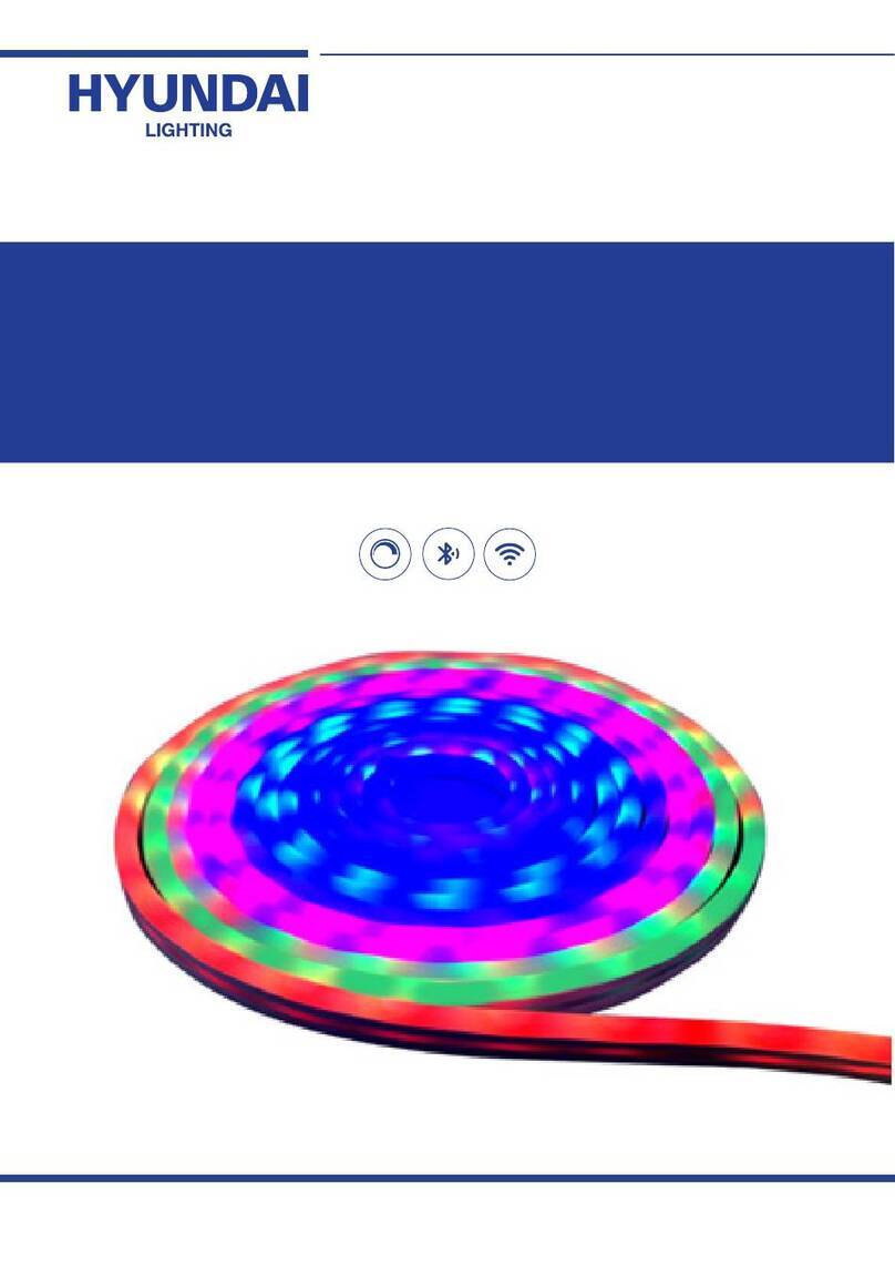 Hyundai Lighting Vibelite Neon LED Flex installation manual