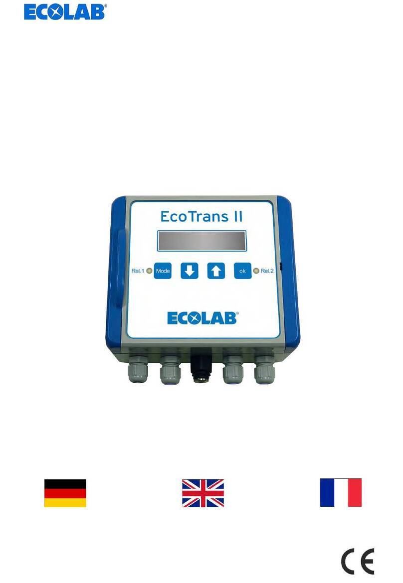 Ecolab EcoTrans II pH User manual