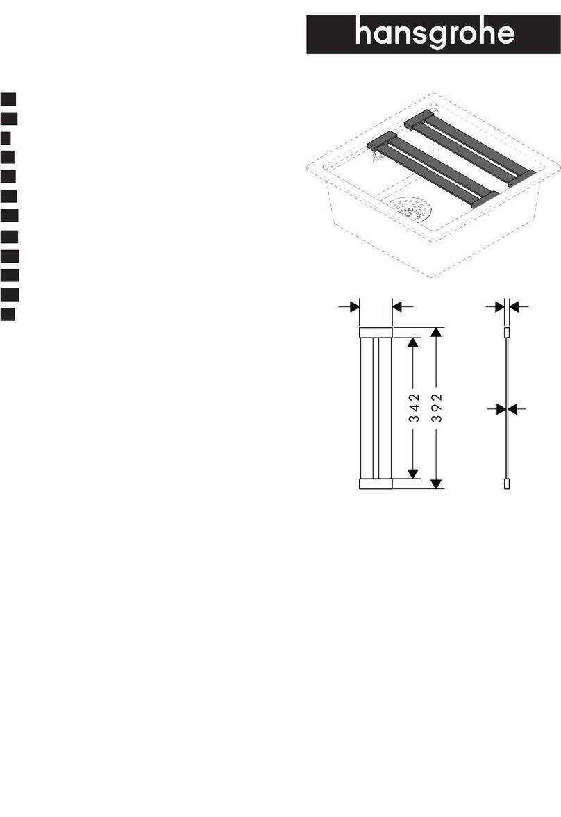 Hans Grohe 40967800 User manual Hans Grohe 40967800 User manual