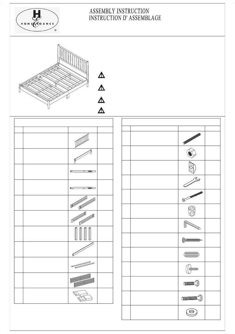 Homelegance Brickell 1490 Assembly instruction Homelegance Brickell 1490 Assembly instruction