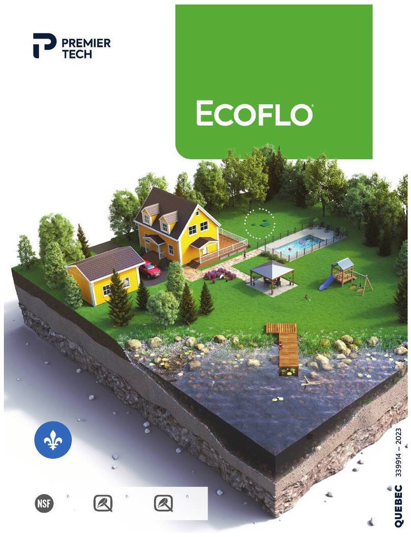 PREMIER TECH Ecoflo Series User manual
