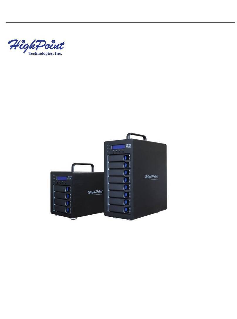 HighPoint RocketStor 6614V User manual