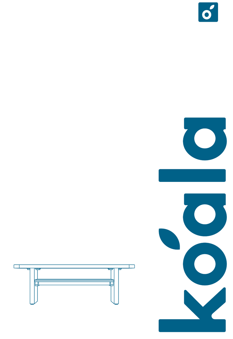 Koala Kirribilli Coffee Table User manual Koala Kirribilli Coffee Table User manual