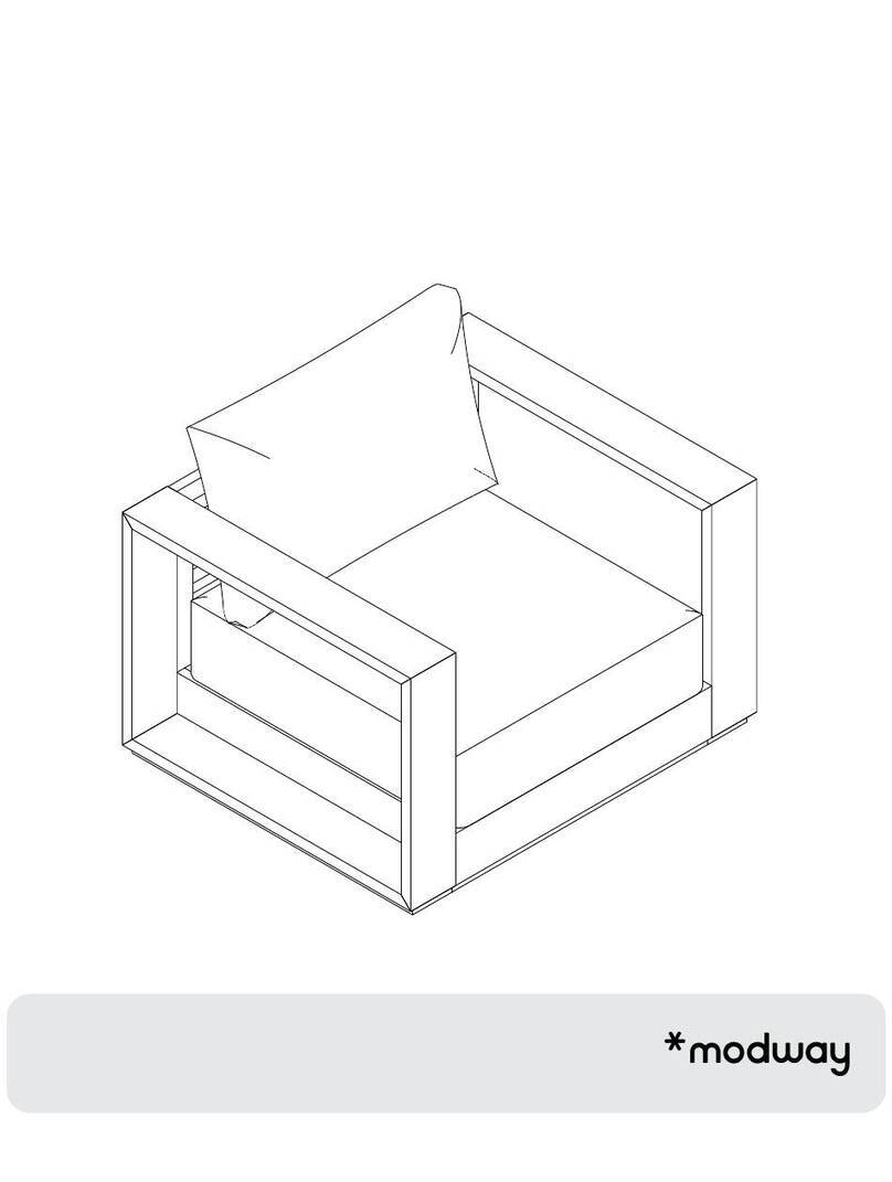 modway EEI-6783 Assembly instructions