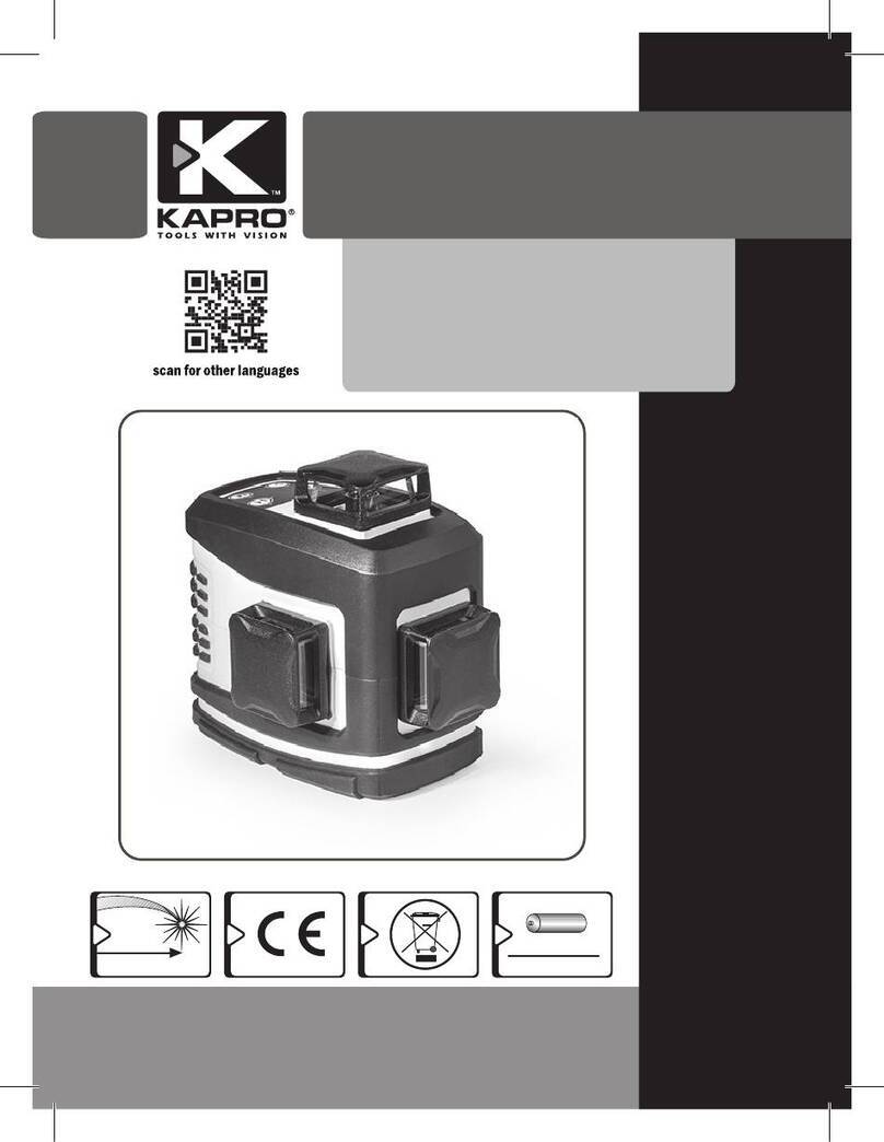 Kapro Prolaser 3D All-Lines user manual