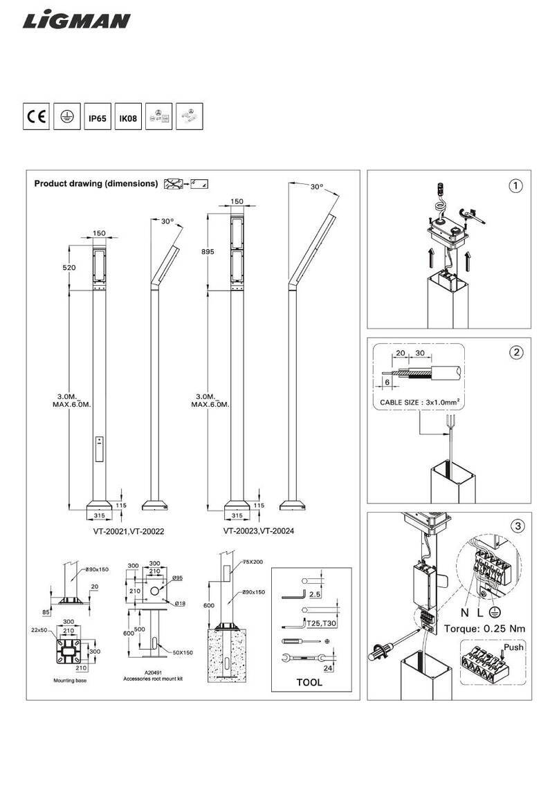 LIGMAN VT-20024 User manual