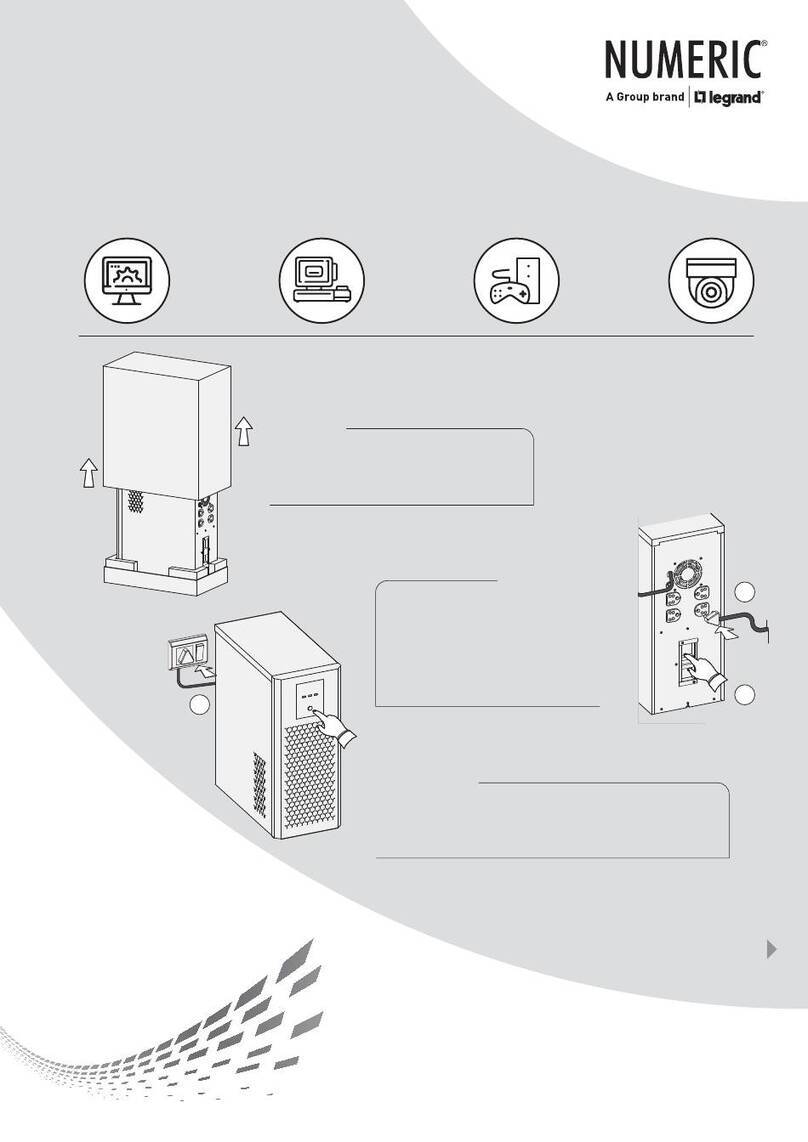 LEGRAND NUMERIC 2000 HR-V IBB 28AH User manual