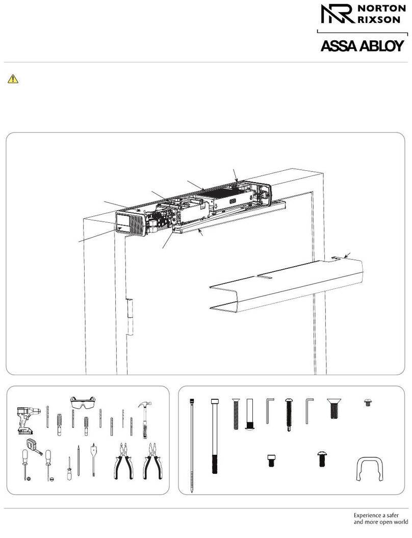 Assa Abloy NORTON RIXSON 5200 Series User manual