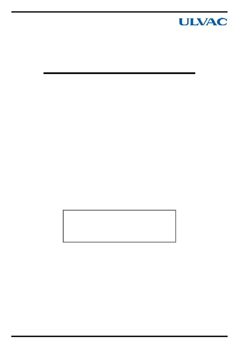 Ulvac GR60 instruction manual