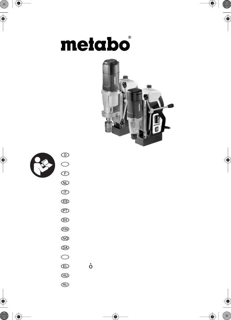 Metabo MAG 32 User manual
