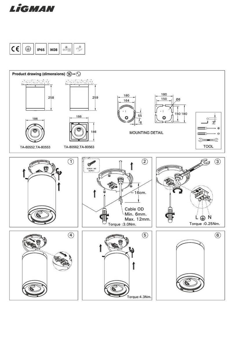 LIGMAN TA-80562 installation manual