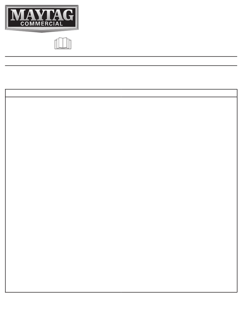 Maytag MDE28PD User manual