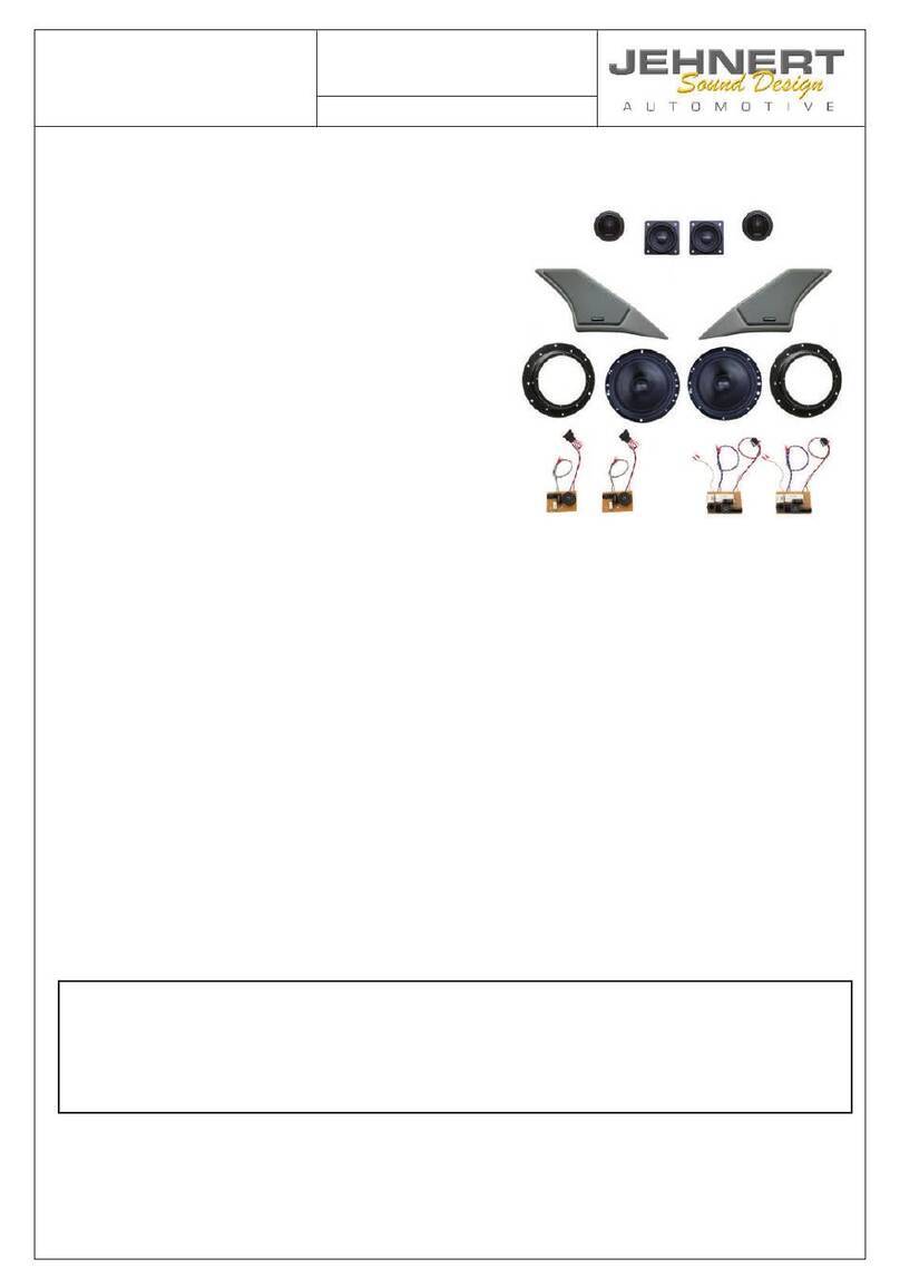JEHNERT SOUND DESIGN 65400 Assembly instruction