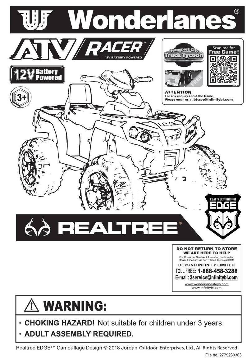 Realtree Wonderlanes ATV Racer owner's manual