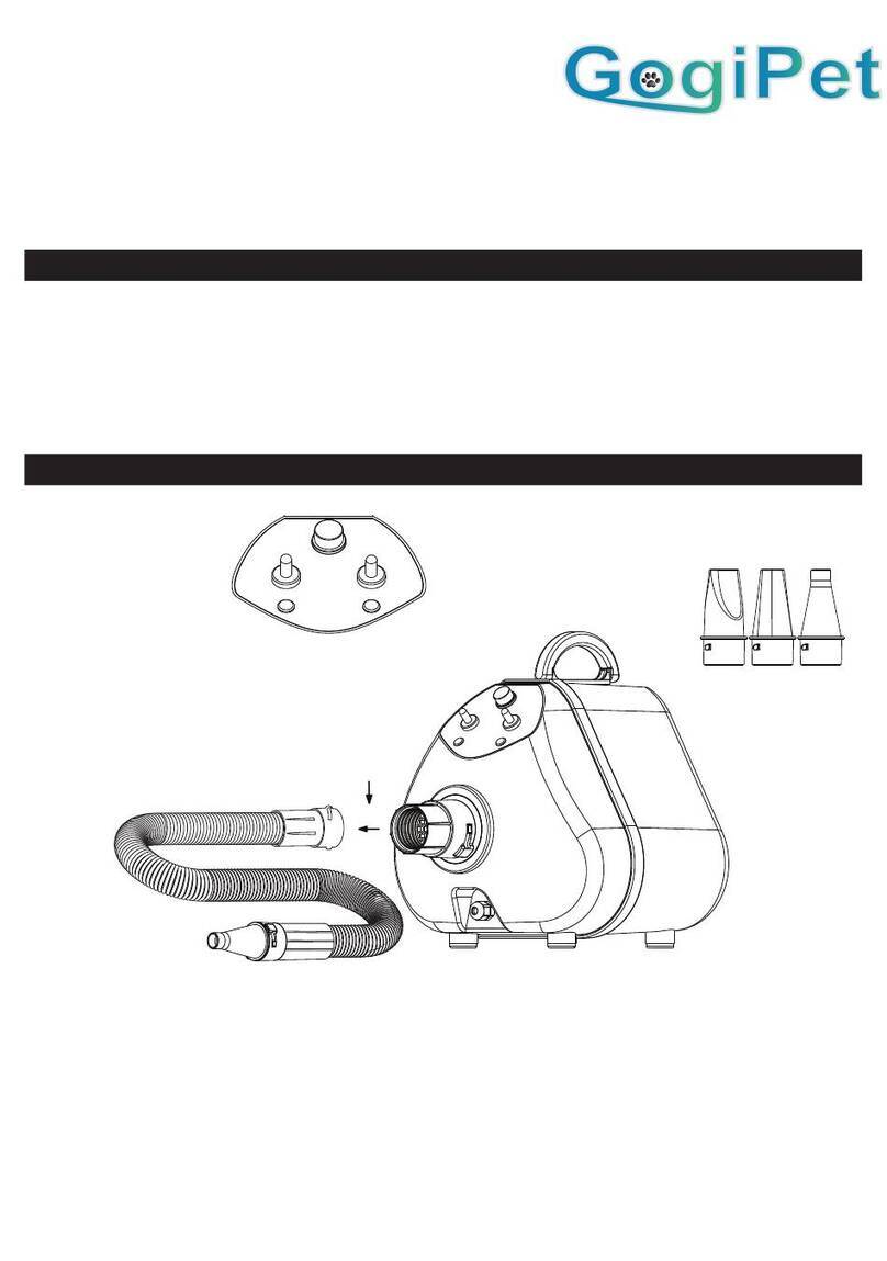 GogiPet Tornado User manual