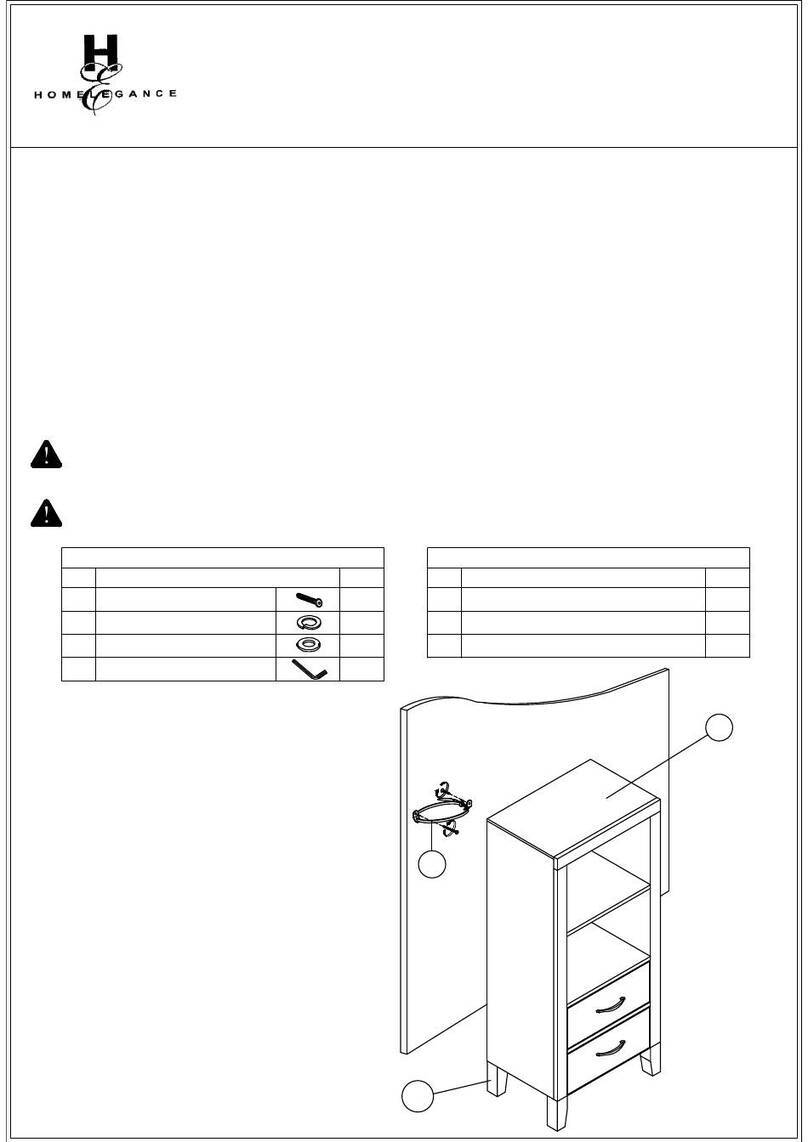 Homelegance Woodrow 2042NB-10 Assembly instruction
