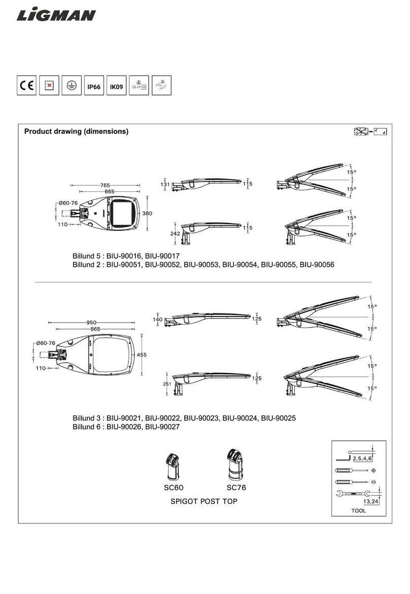 LIGMAN BIU-90025-LC installation manual