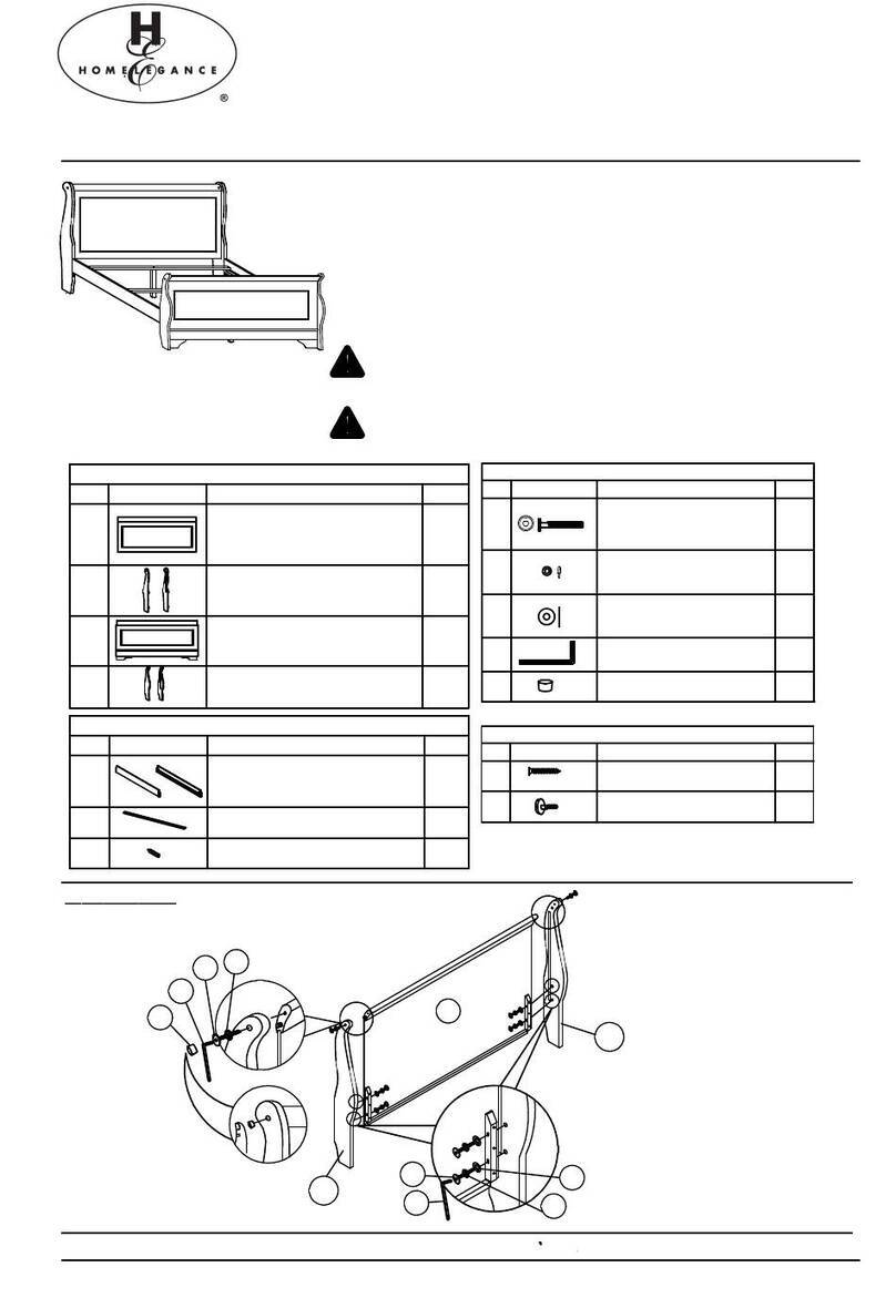 Homelegance Abbeville 1856-1/-3 Assembly instruction