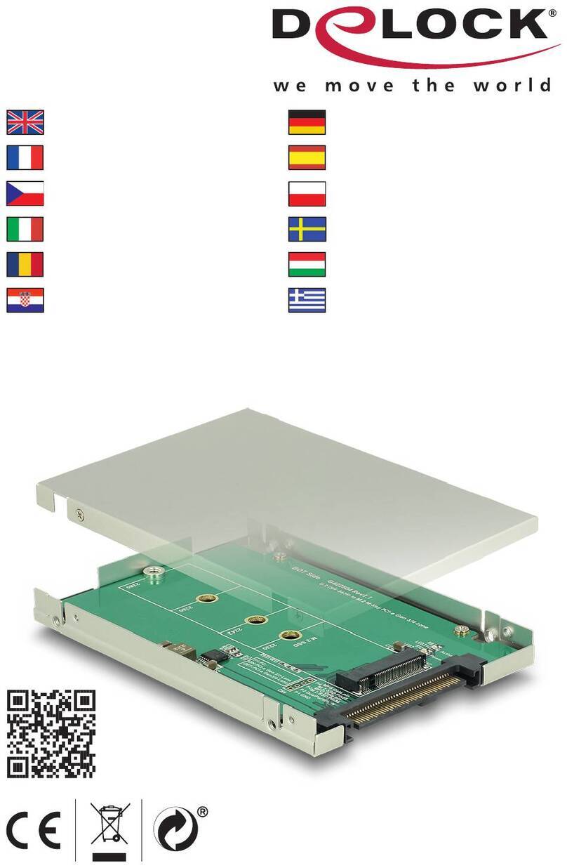DeLOCK 62710 User manual