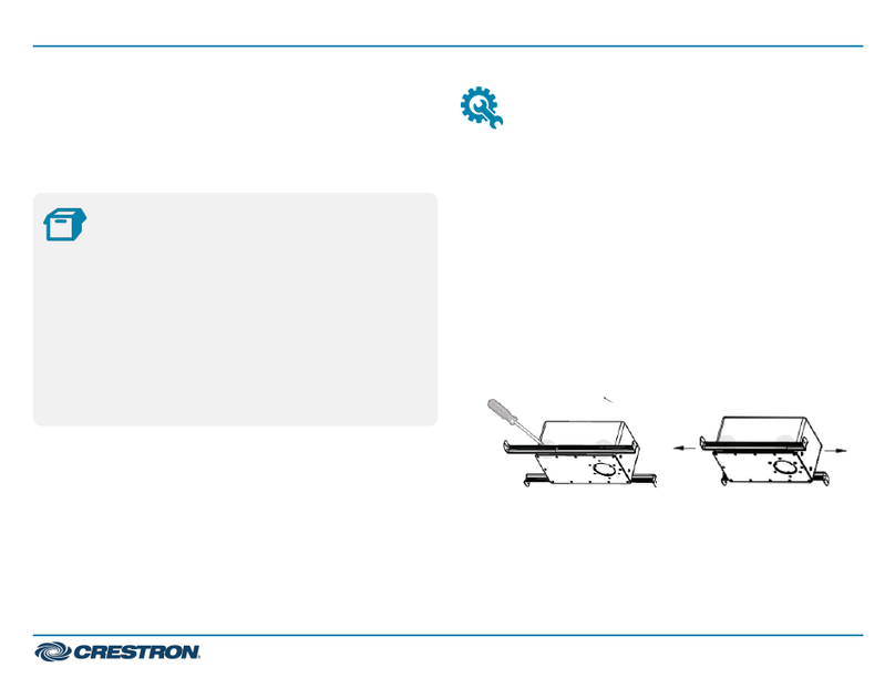 Crestron Ultimate IC3-AW-SA-BOX-WOOFER-W-T-EACH User manual