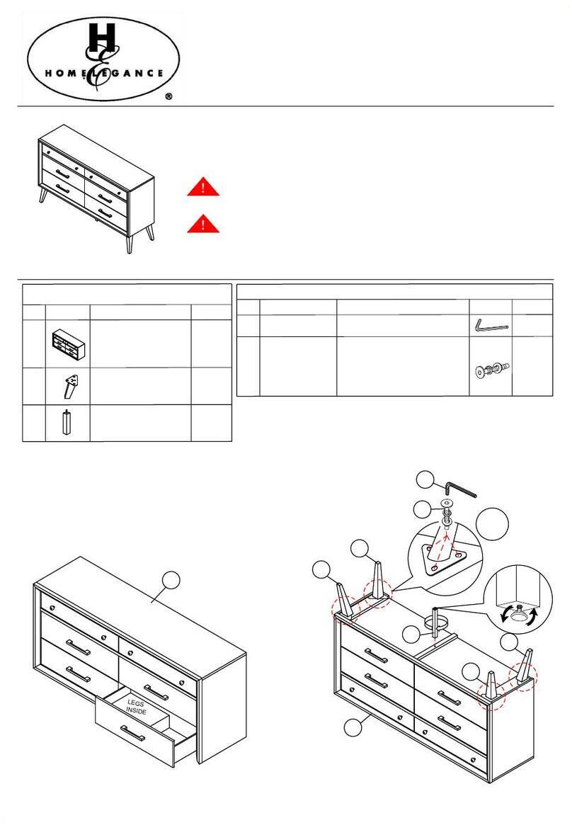 Homelegance Marrin 1444-5 Assembly instruction Homelegance Marrin 1444-5 Assembly instruction