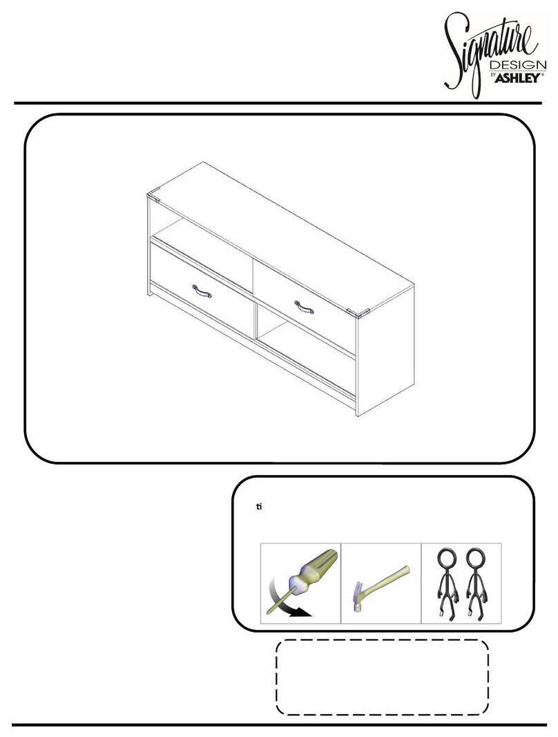 Signature Design by Ashley 10021351 Installation guide Signature Design by Ashley 10021351 Installation guide