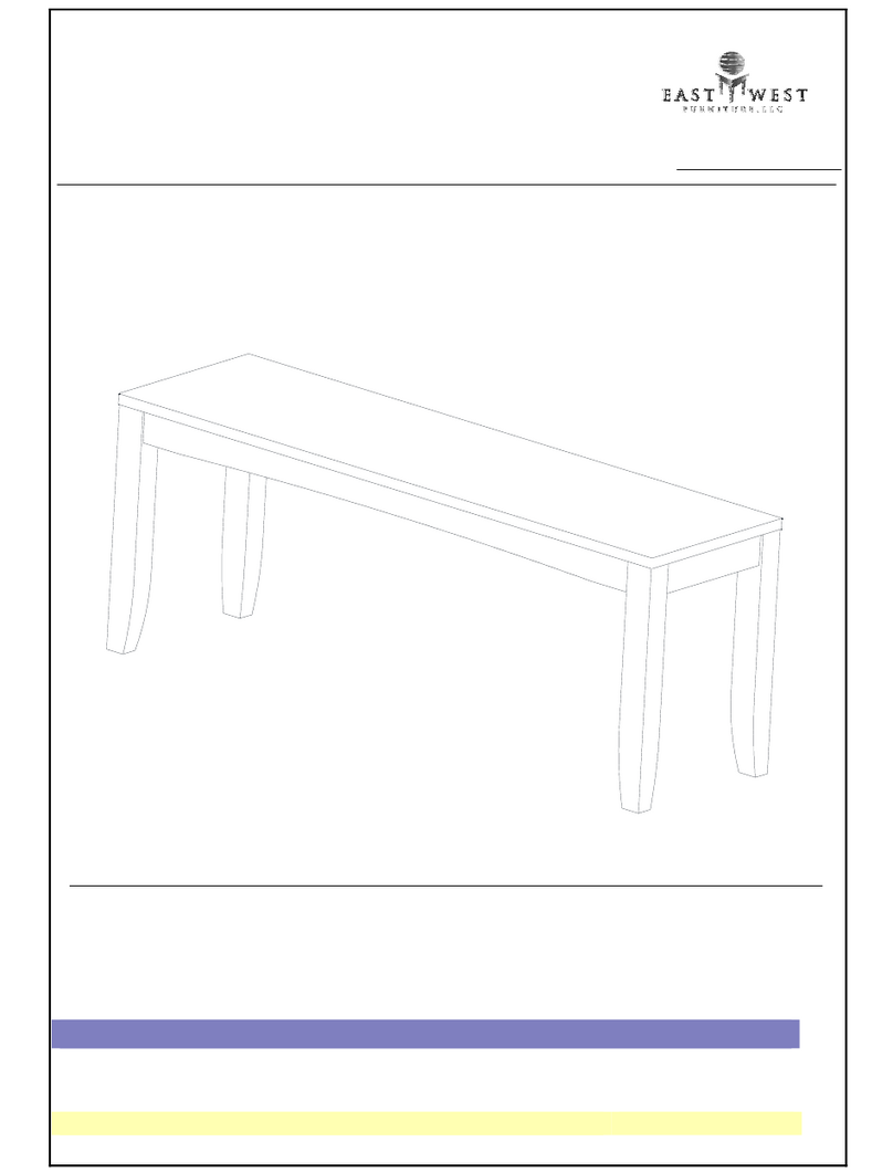 East West Furniture LYNFIELD LYB Assembly instructions
