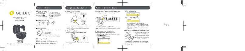 GLIDiC Sound Air TW-5000s User manual