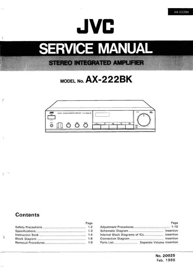 JVC AX-222BK User manual