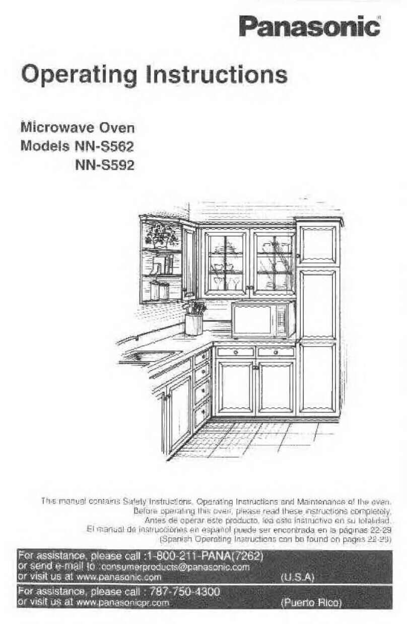 Panasonic NN-S562 User manual