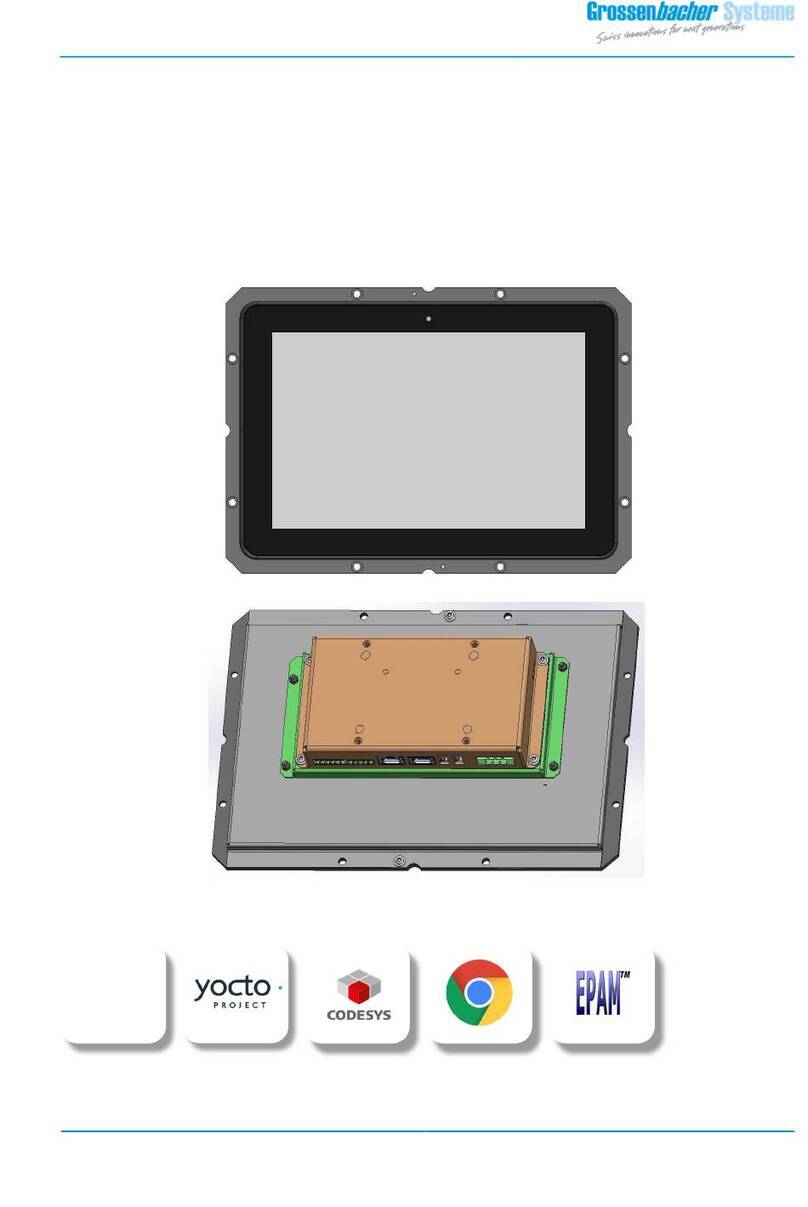 Grossenbacher Systeme SmartPanel SP-284-10P-R00 operating instructions Grossenbacher Systeme SmartPanel SP-284-10P-R00 operating instructions