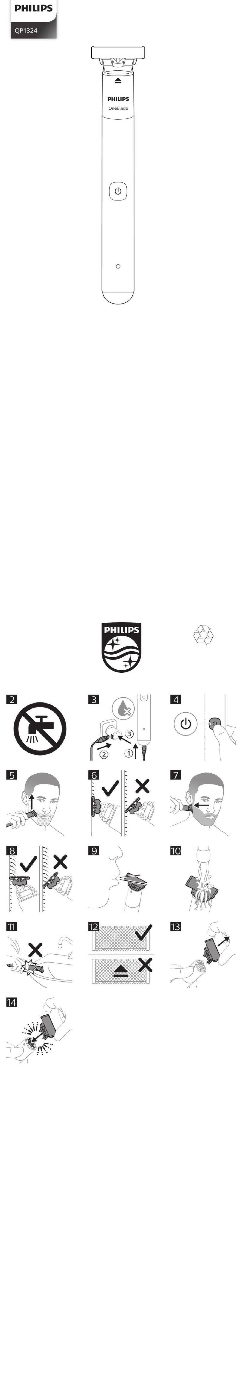 Philips QP1324 manual