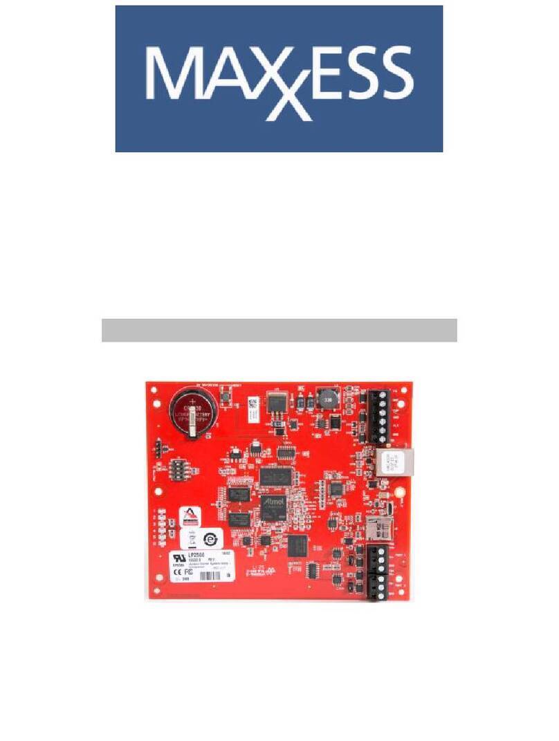 maxxess eMAX-LP2500 Specification and installation guide