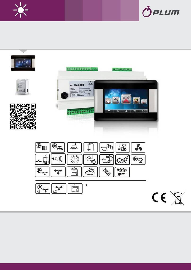 Plum ecoMAX860P3-C TOUCH User manual