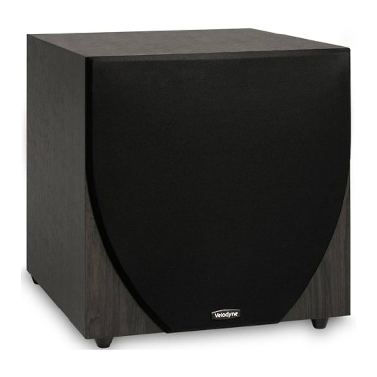 Velodyne EQ-Max8 user manual
