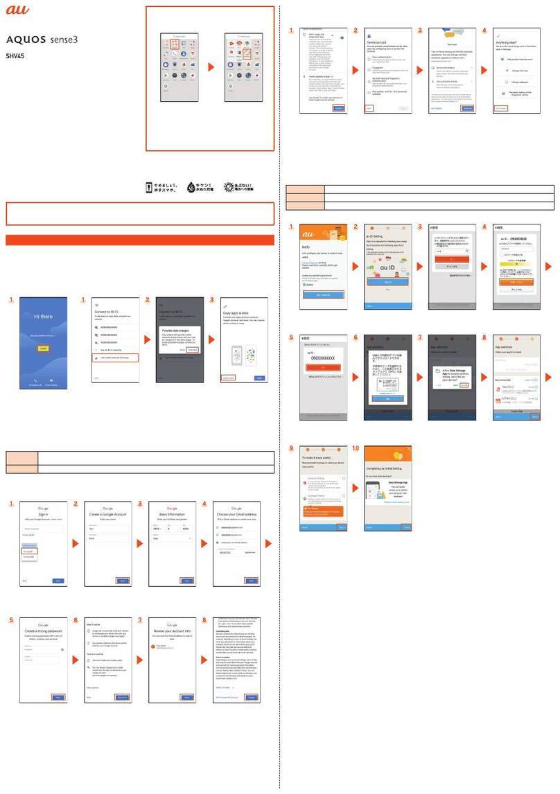 Sharp AQUOS sense3 Service manual