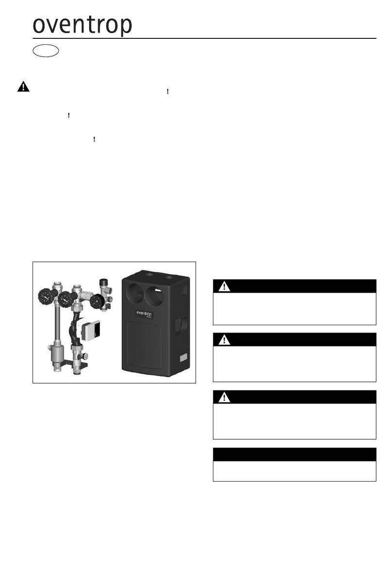 oventrop Regusol Installation and operating instructions for the specialised installer
